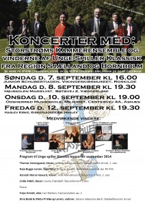 Invitation Unge Spiller Klassisk koncerter 2014 med programpunkter mail tilrettet pr. 26.08.14